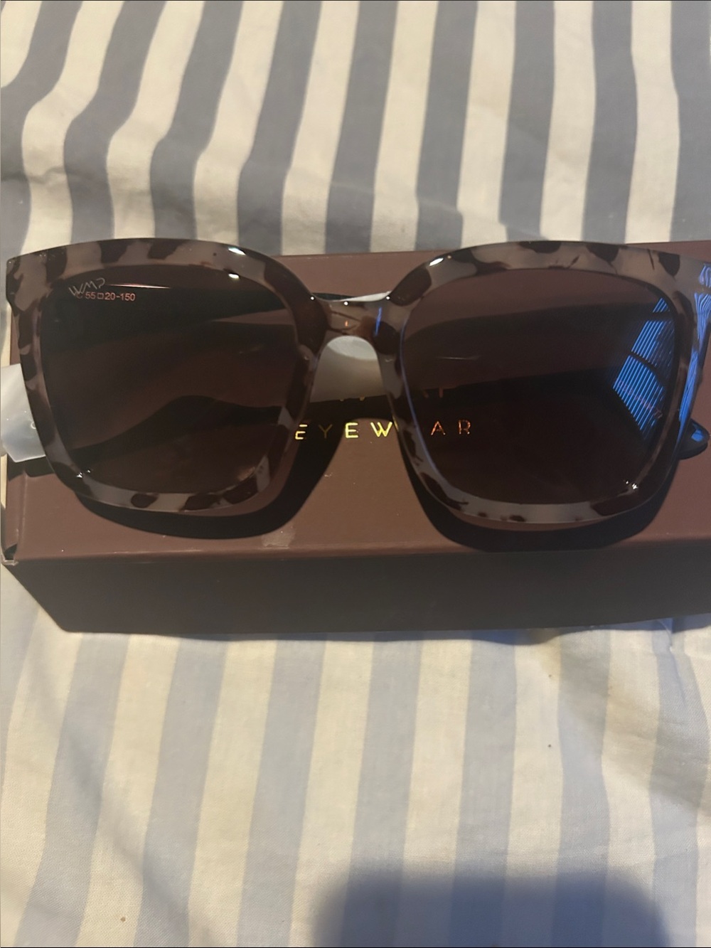 Women’s Tortoiseshell Square Sunglasses - Brown Lenses